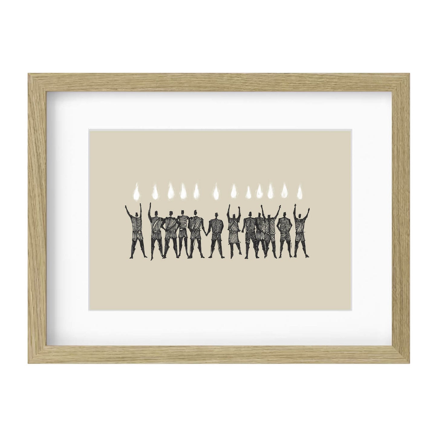 Holy Spirit Pentecost Tongues Fire | Landscape