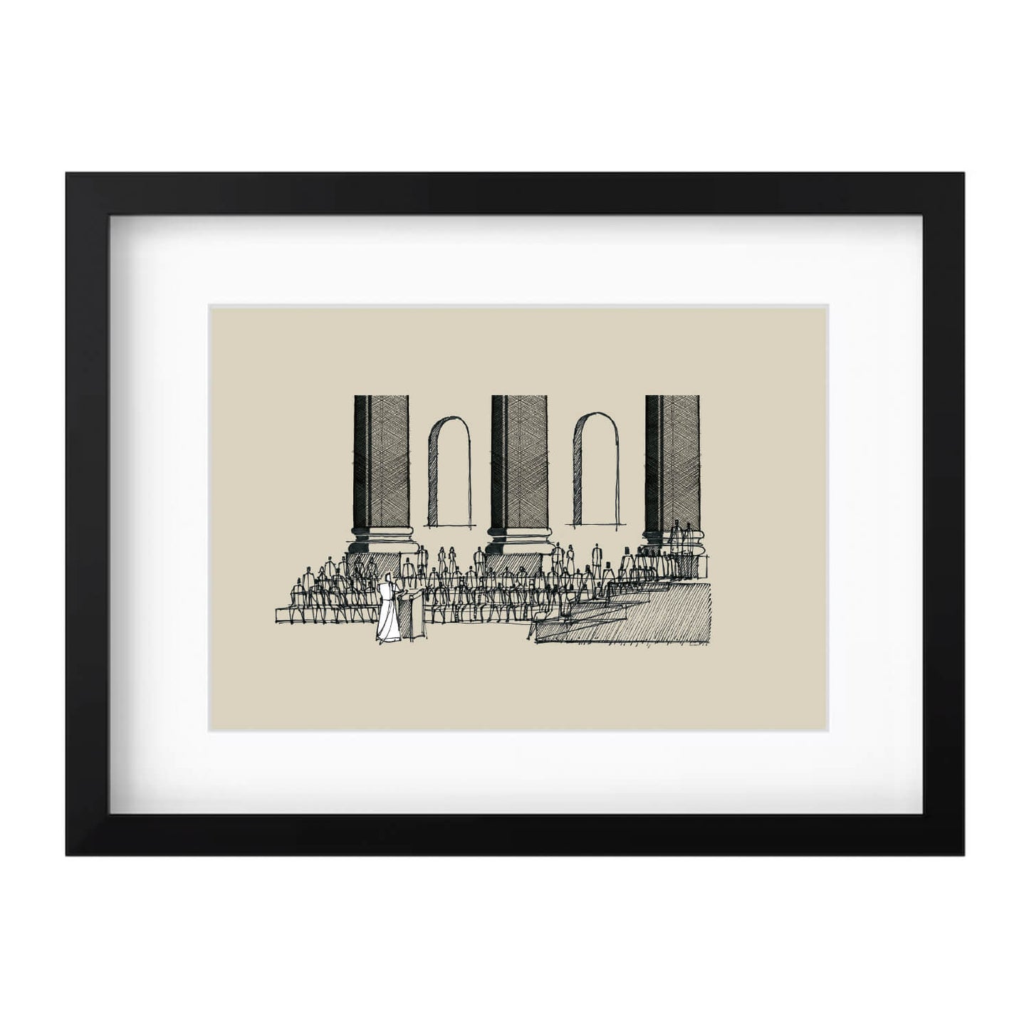 Jesus Teaching in the Synagogue on Sabbath