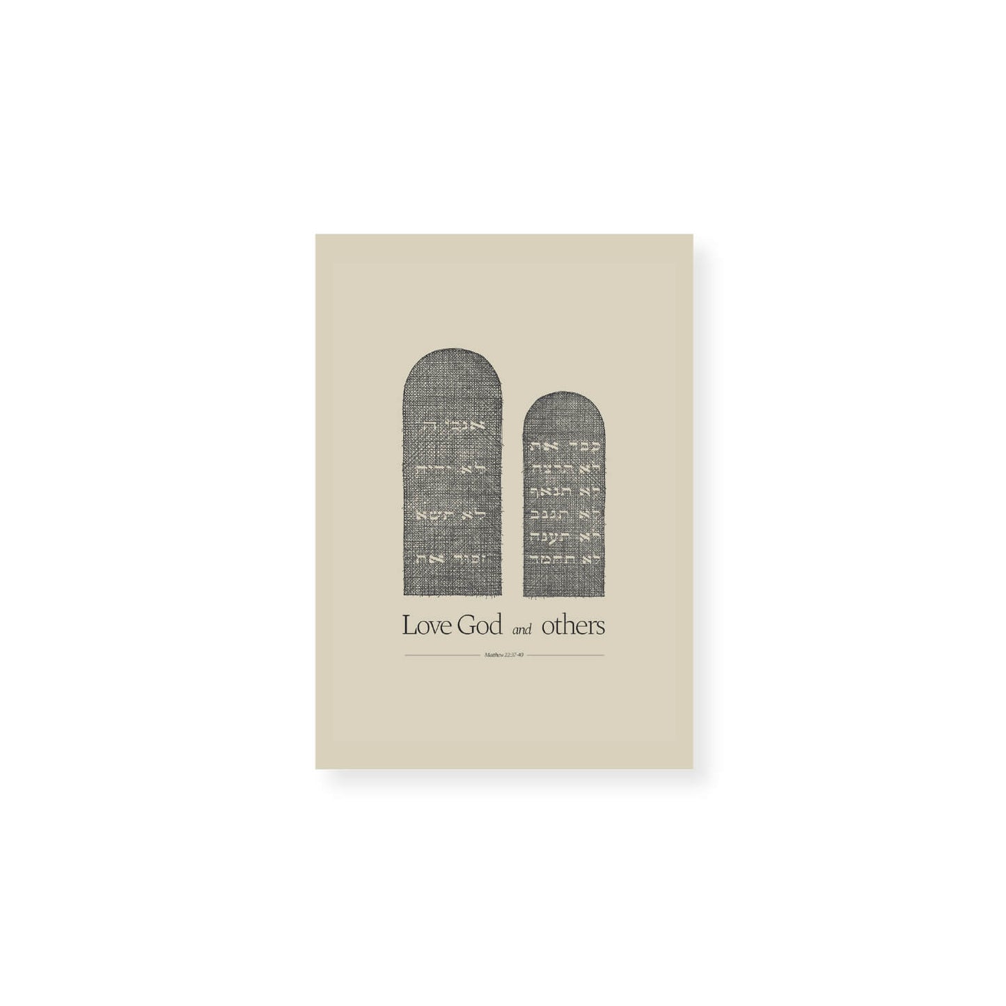 Ten Commandments Stone Tablets