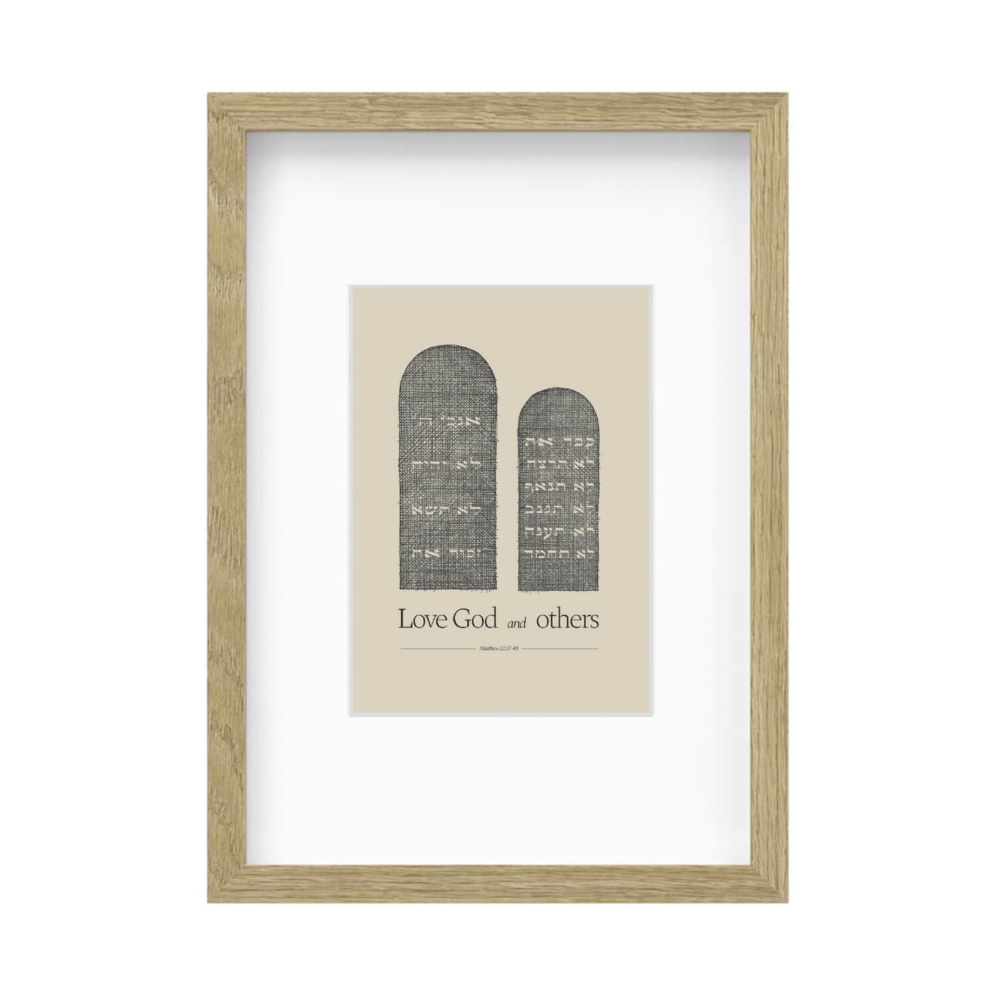 Ten Commandments Stone Tablets