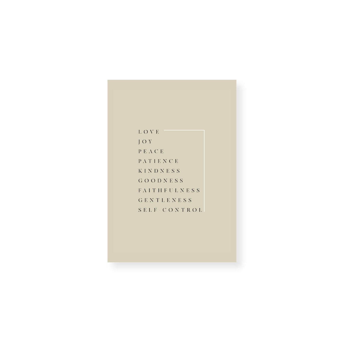 Fruit of the Spirit Wall Art 2 | Minimalist Design