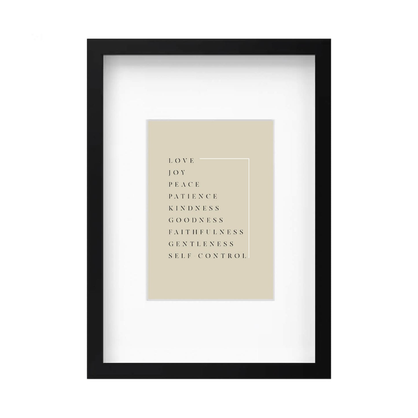 Fruit of the Spirit Wall Art 2 | Minimalist Design