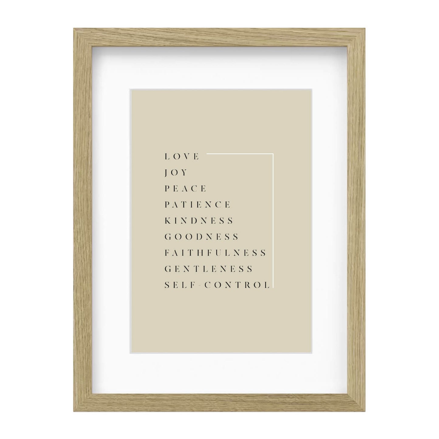 Fruit of the Spirit Wall Art 2 | Minimalist Design