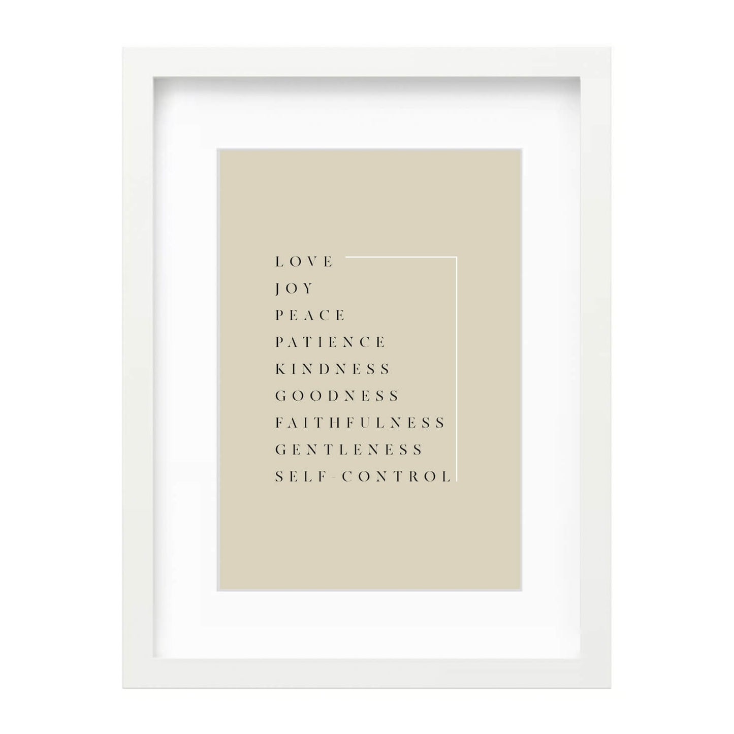 Fruit of the Spirit Wall Art 2 | Minimalist Design