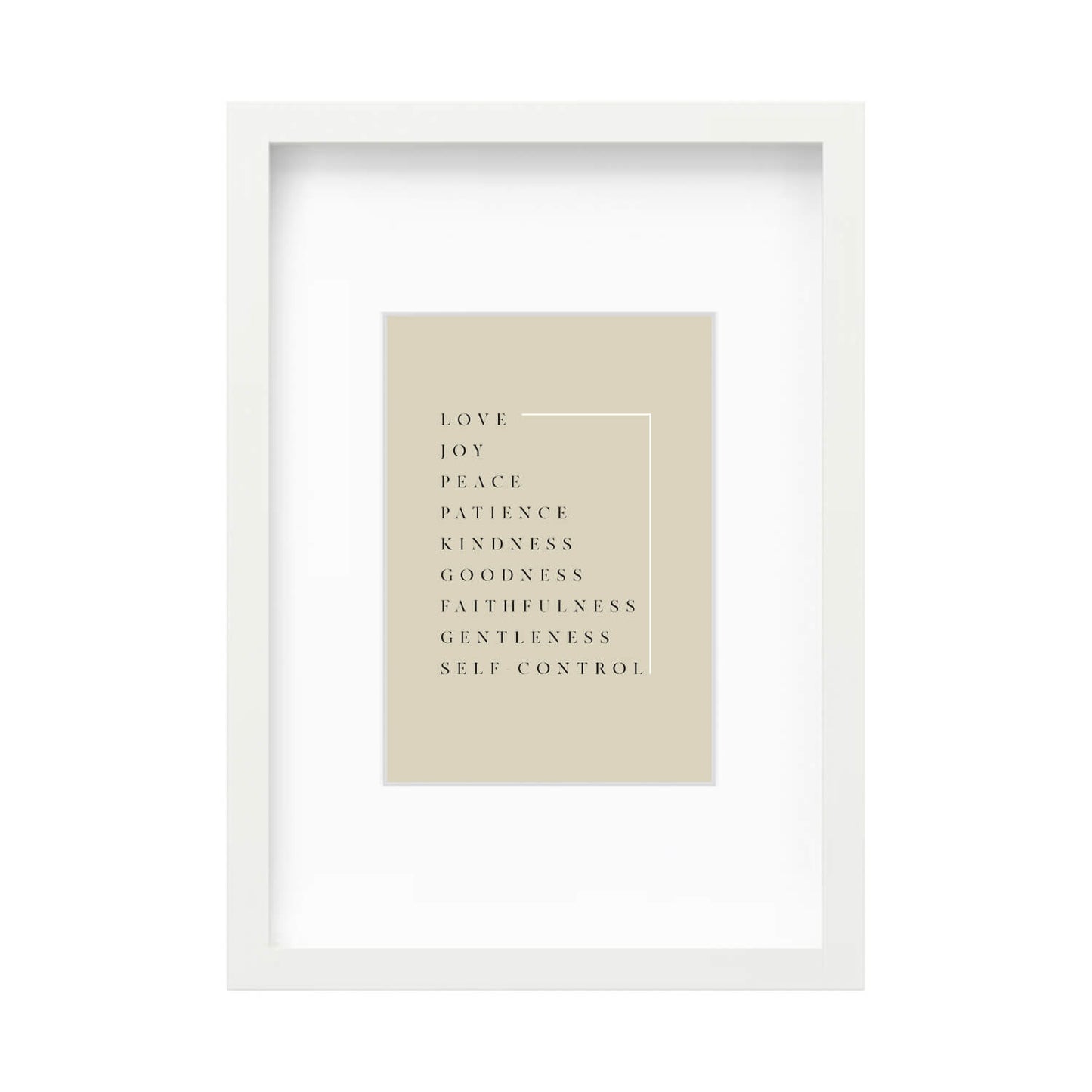 Fruit of the Spirit Wall Art 2 | Minimalist Design