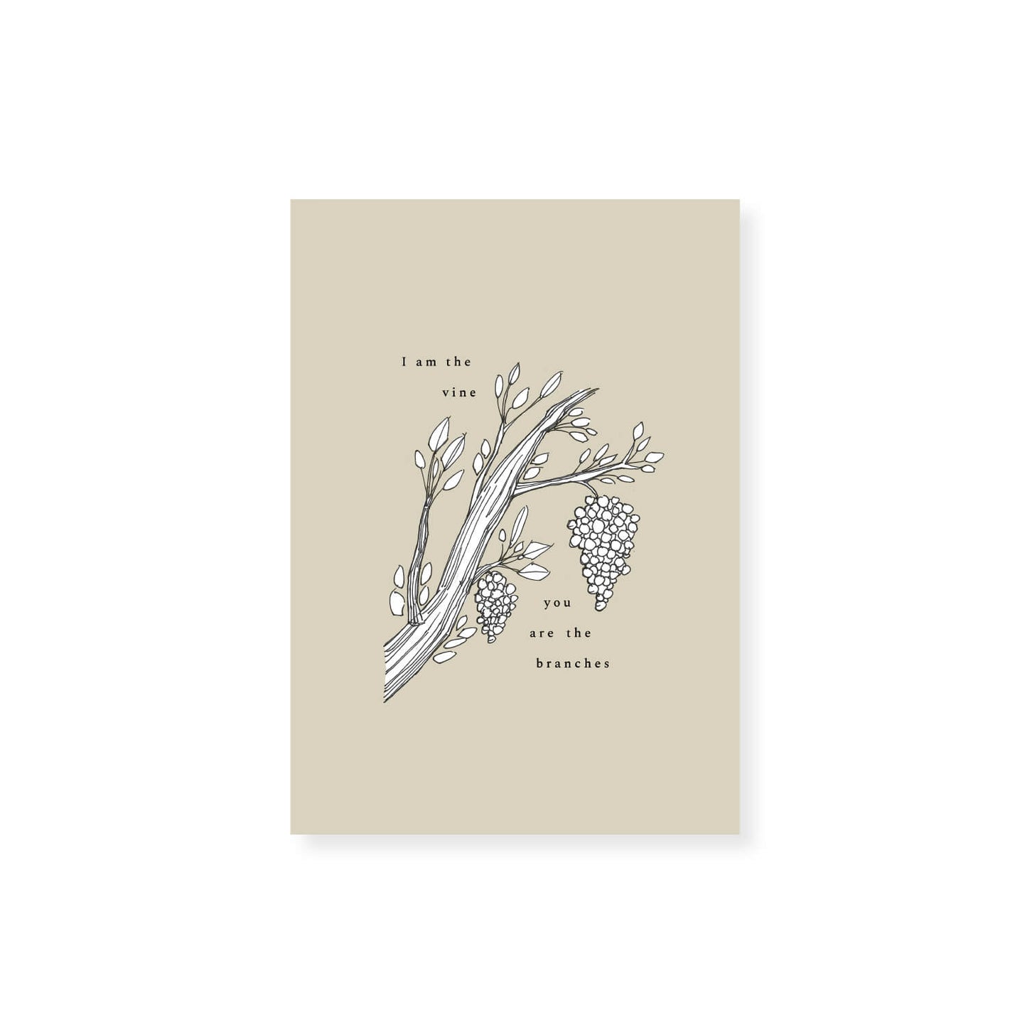 I AM the Vine You are the Branches