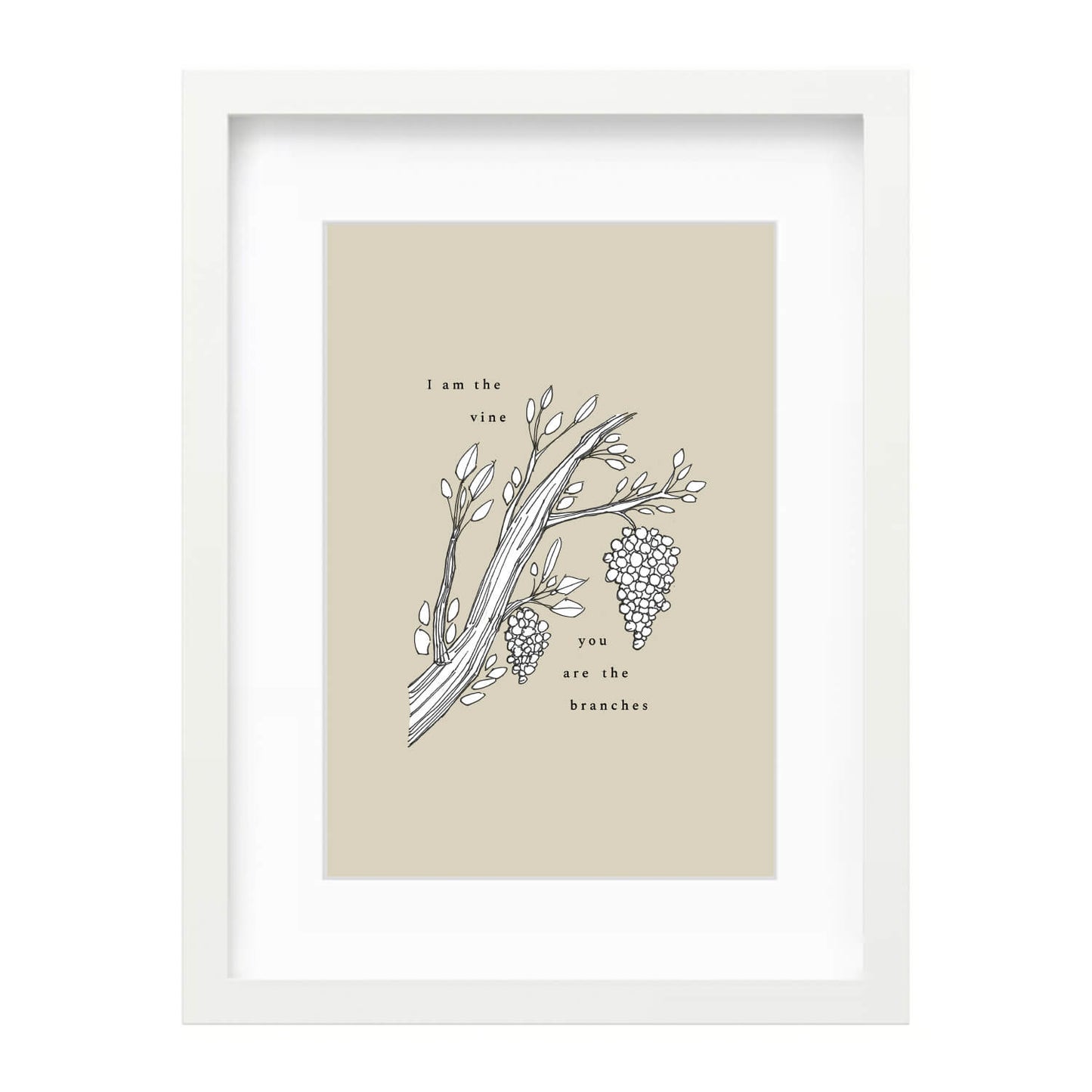 I AM the Vine You are the Branches