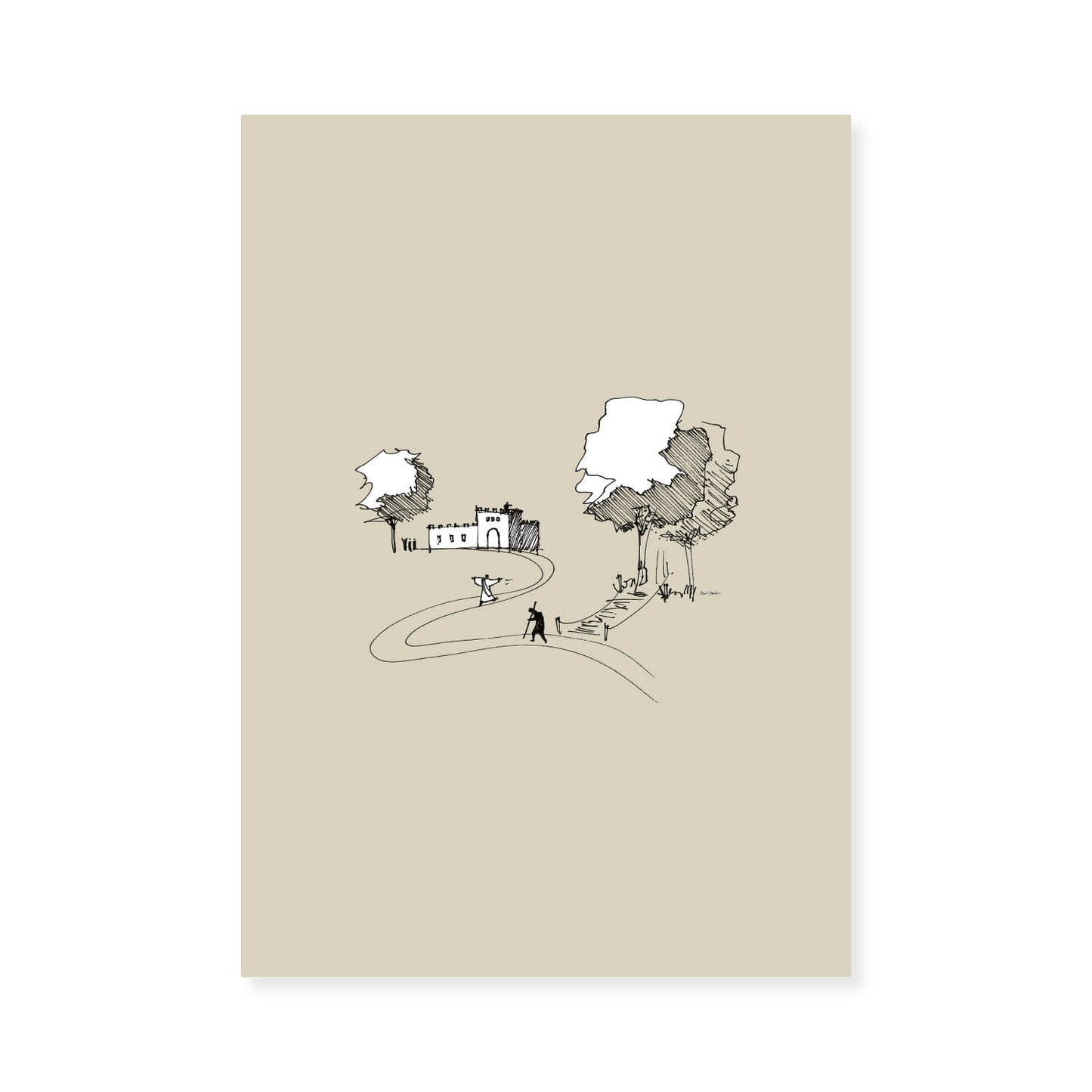 Prodigal Son Parable | Minimalist Sketch