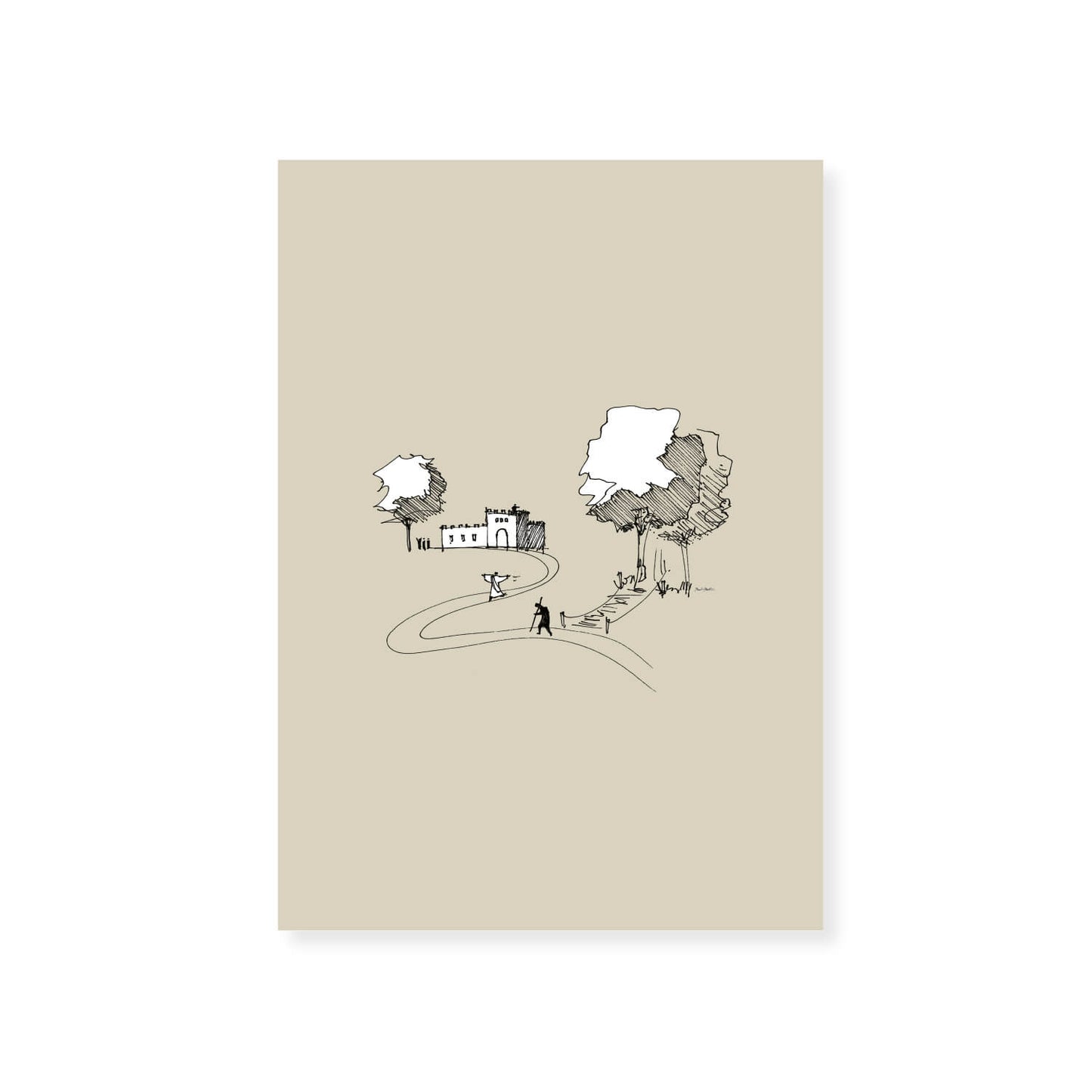 Prodigal Son Parable | Minimalist Sketch