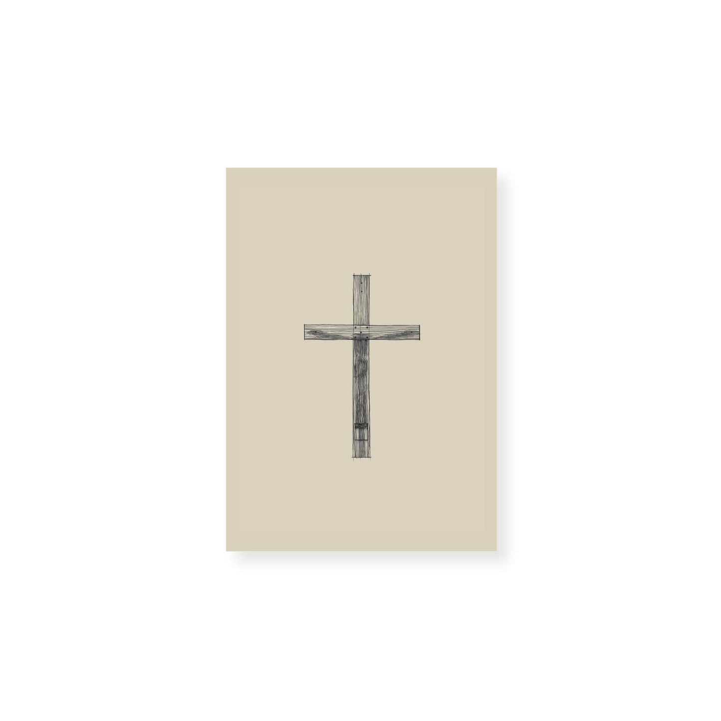 Cross Minimalist Sketch