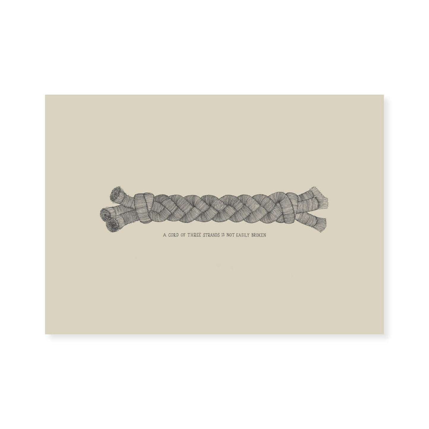 A Cord of Three Strands Ecclesiastes 4:12 | Landscape