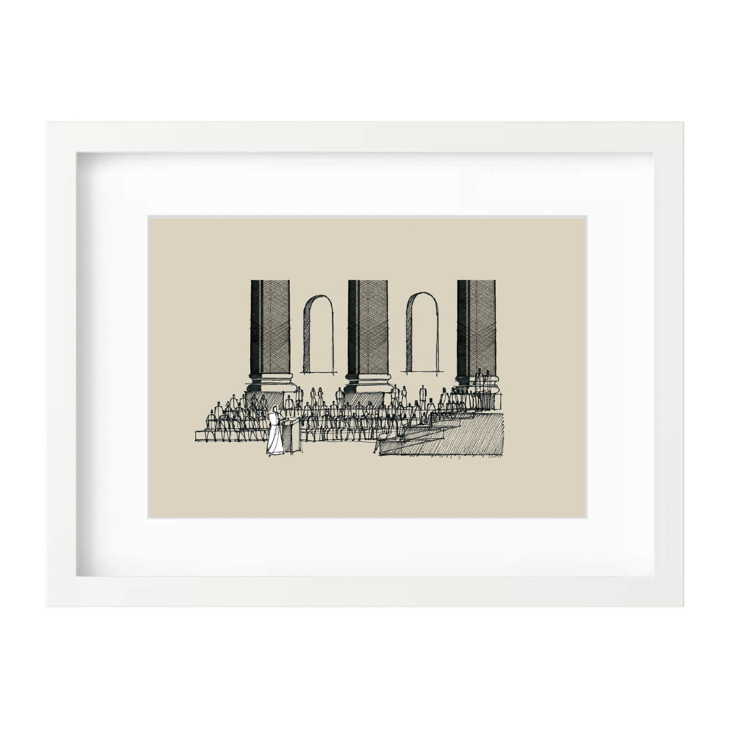 Jesus Teaching in the Synagogue on Sabbath