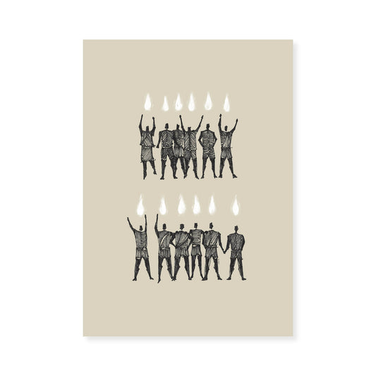 Holy Spirit Pentecost Tongues Fire | Portrait