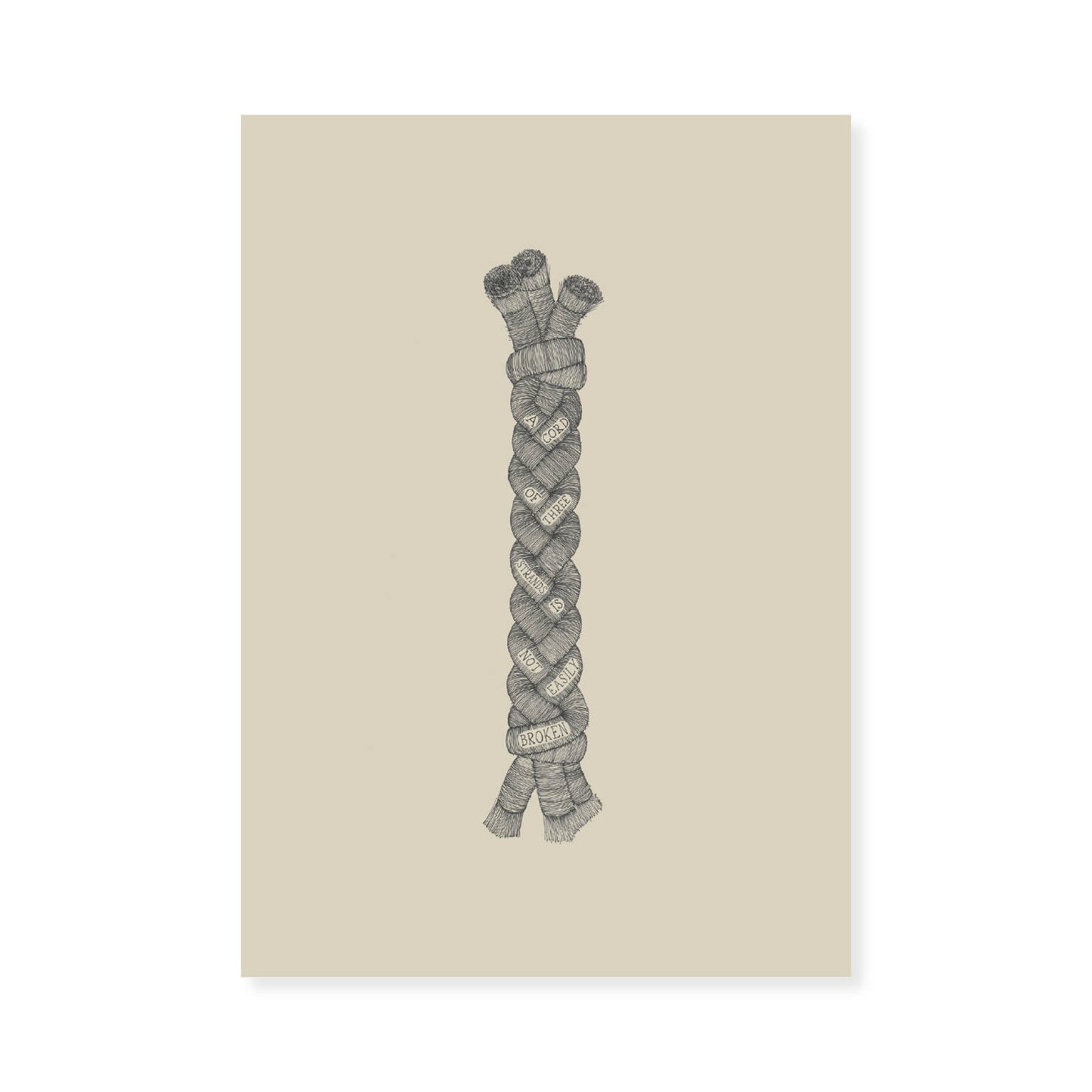 A Cord of Three Strands - with words | Portrait