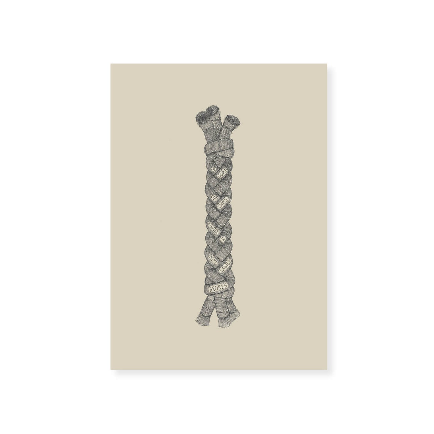 A Cord of Three Strands - with words | Portrait