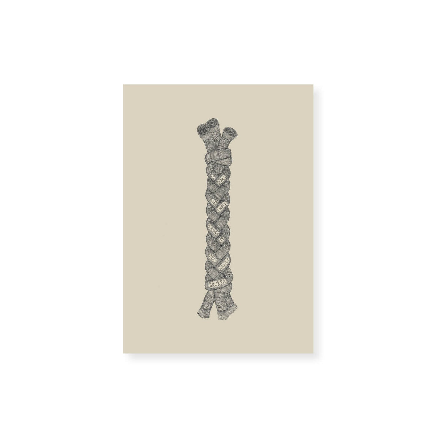 A Cord of Three Strands - with words | Portrait
