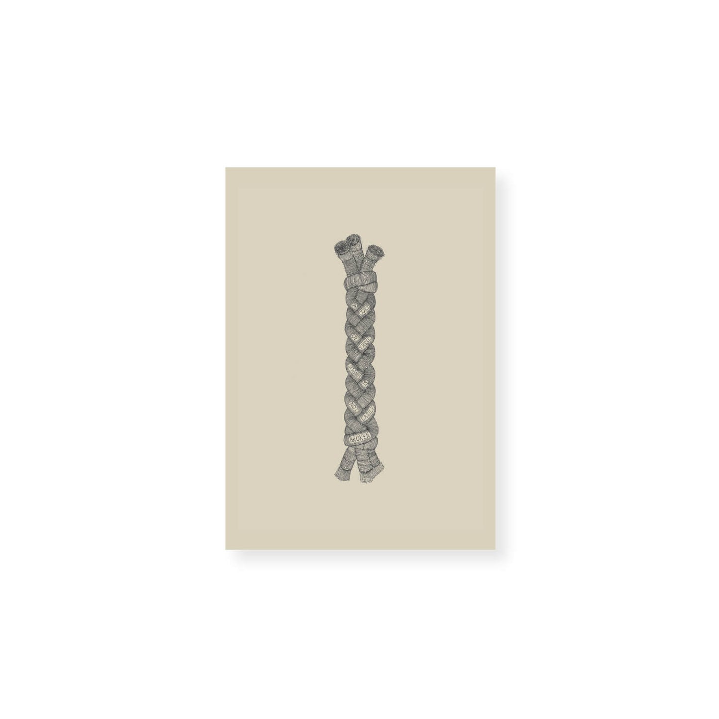 A Cord of Three Strands - with words | Portrait