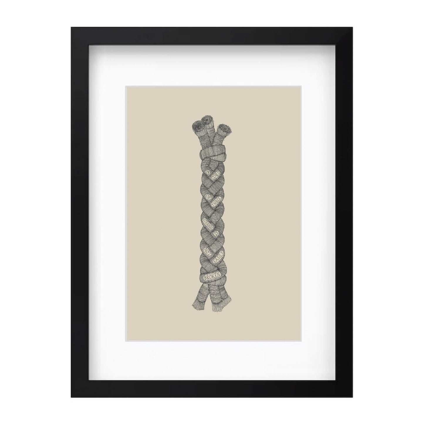 A Cord of Three Strands - with words | Portrait