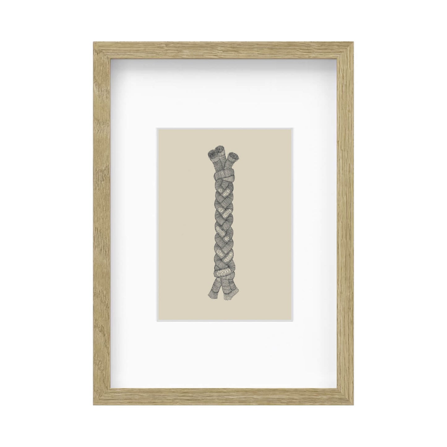A Cord of Three Strands - with words | Portrait