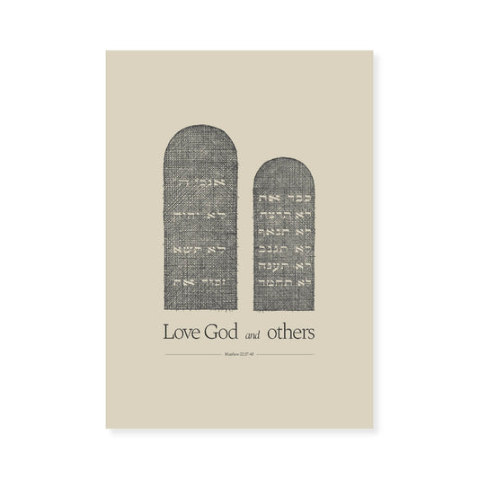 Ten Commandments Stone Tablets