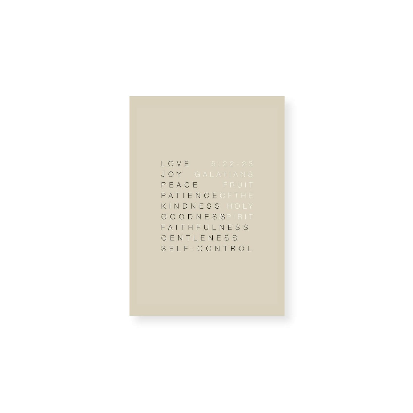 Fruit of the Spirit Wall Art 1 | Minimalist Design