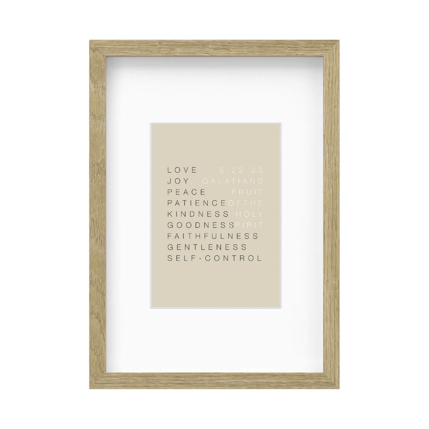 Fruit of the Spirit Wall Art 1 | Minimalist Design