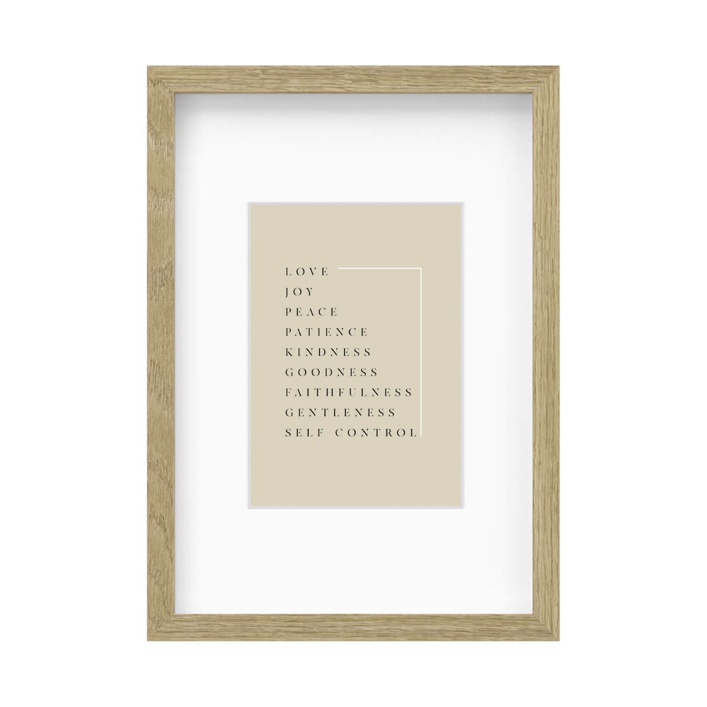 Fruit of the Spirit Wall Art 2 | Minimalist Design