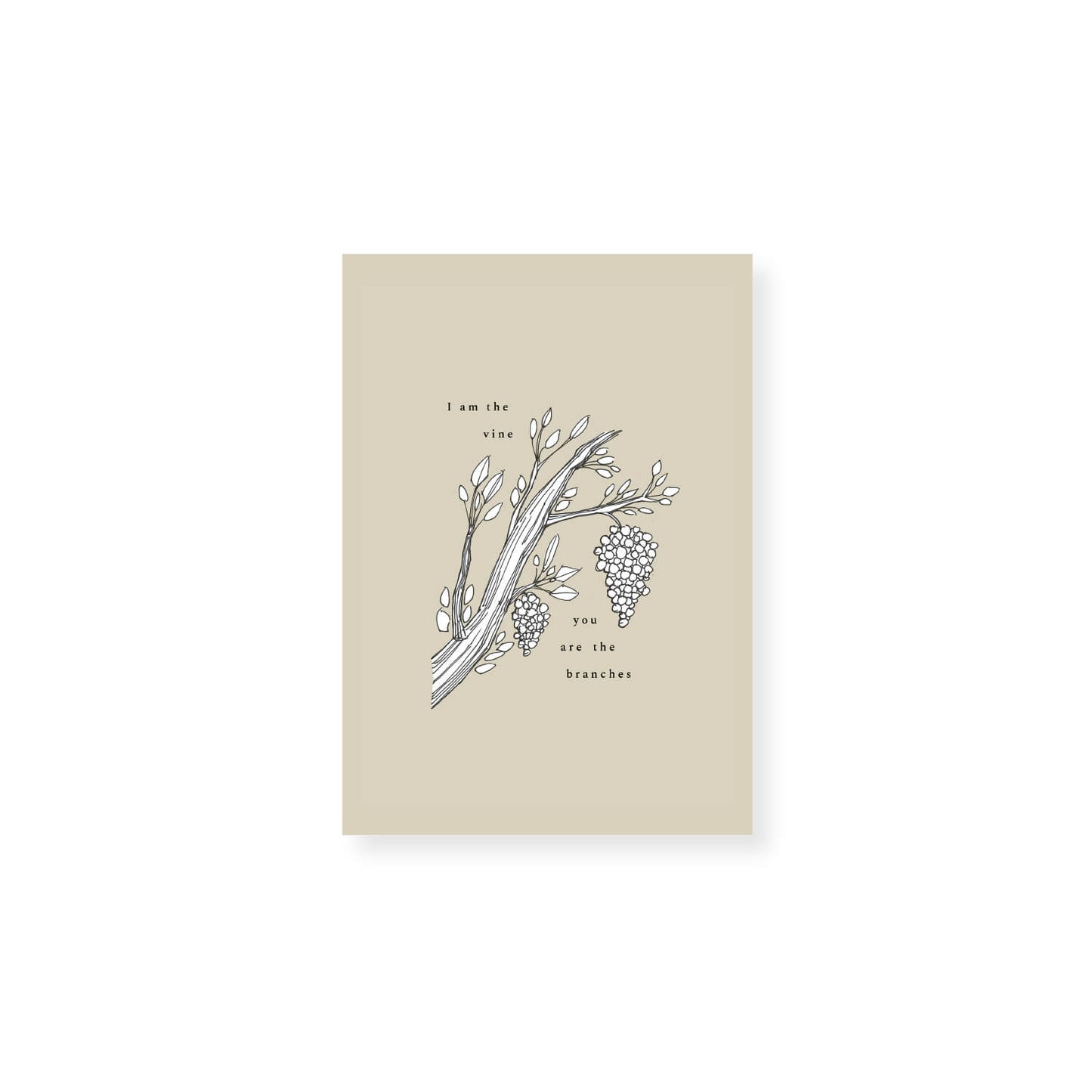 I AM the Vine You are the Branches